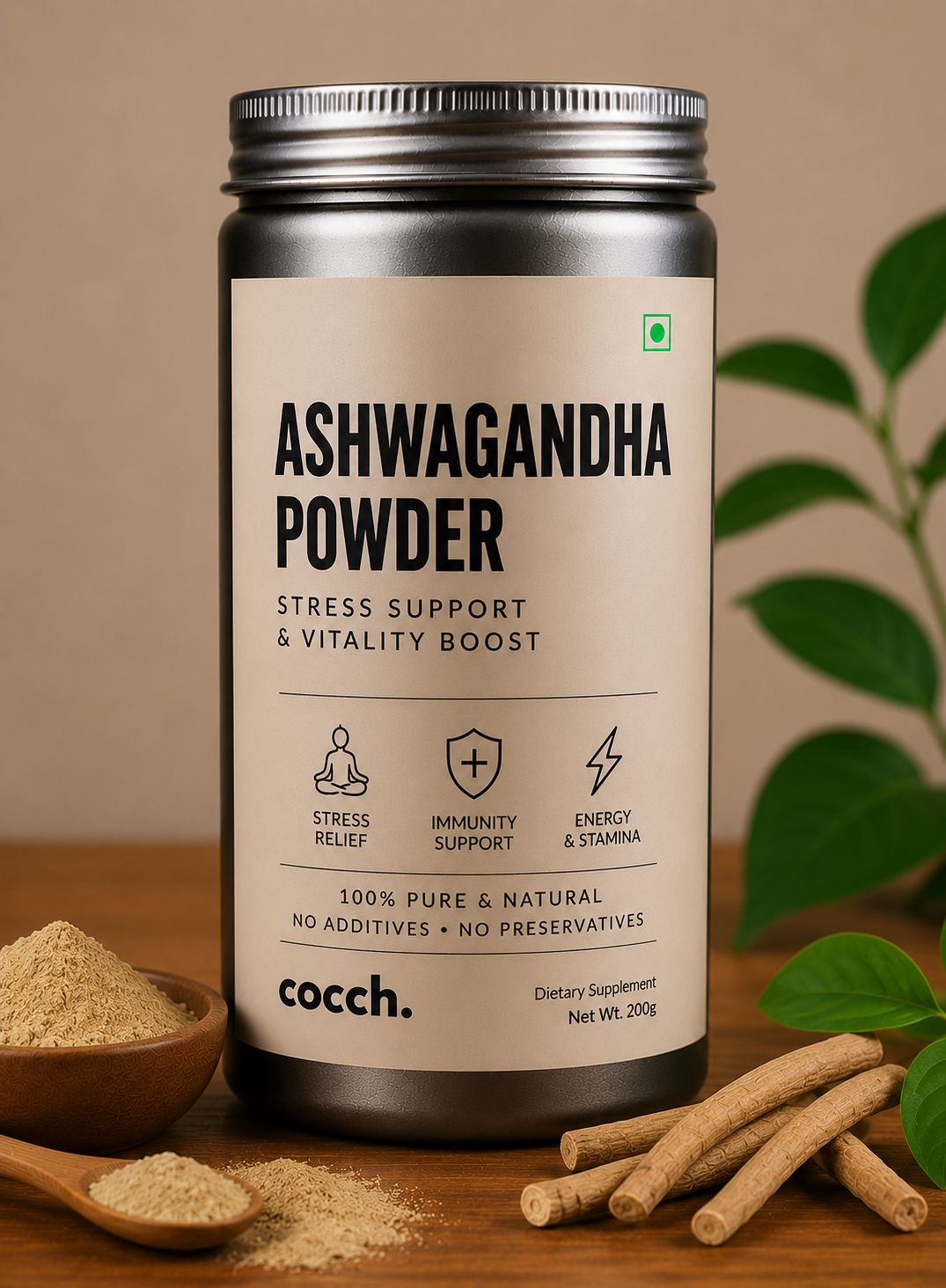 Poudre d'Ashwagandha
