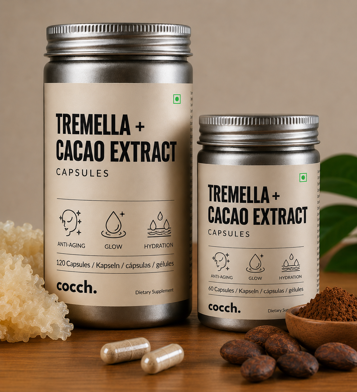 Gélules Tremella + extrait de cacao